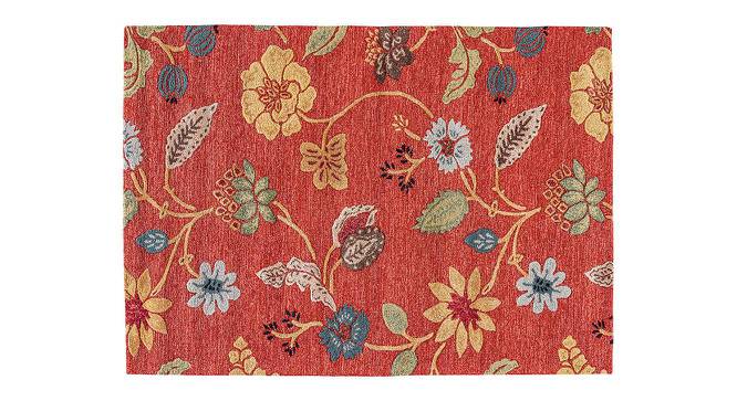 Sabab Hand Tufted Carpet (152 x 244 cm  (60" x 96") Carpet Size, Navajo Red) by Urban Ladder - - 
