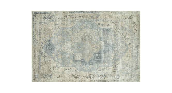 Uma Carpet (Pearl Blue - Classic Grey, 308 x 244 cm (121" x 96") Carpet Size) by Urban Ladder - - 