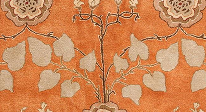 Waisha Carpet (244 x 152 cm  (96" x 60") Carpet Size, Pumpkin) by Urban Ladder - - 