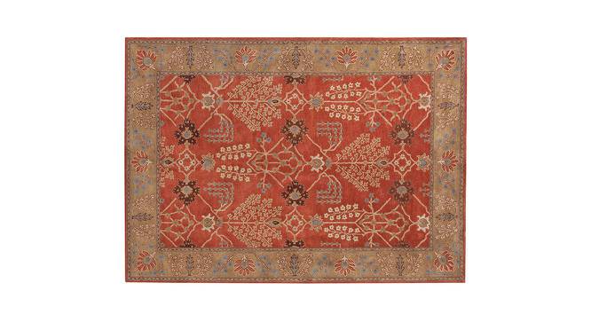Waisha Carpet (244 x 152 cm  (96" x 60") Carpet Size, Orange Rust - Gold Brown) by Urban Ladder - - 