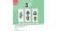 Juliet Multicolor Synthetic Fiber Framed Wall Art -  Set Of 3 (Multicolor) by Urban Ladder - Design 1 Dimension - 586499