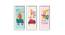 Gracelynn Multicolor Synthetic Fiber Framed Wall Art -  Set Of 3 (Multicolor) by Urban Ladder - Front View Design 1 - 586631