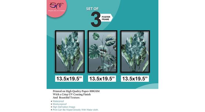 Norah Multicolor Synthetic Fiber Framed Wall Art -  Set Of 3 (Multicolor) by Urban Ladder - Design 1 Dimension - 586737
