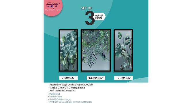 Esmeralda Multicolor Synthetic Fiber Framed Wall Art -  Set Of 3 (Multicolor) by Urban Ladder - Design 1 Dimension - 586952