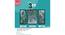 Esmeralda Multicolor Synthetic Fiber Framed Wall Art -  Set Of 3 (Multicolor) by Urban Ladder - Design 1 Dimension - 586952