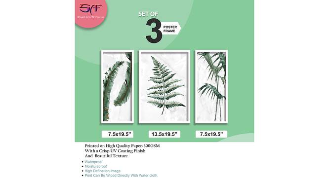 Mabel Multicolor Synthetic Fiber Framed Wall Art -  Set Of 3 (Multicolor) by Urban Ladder - Design 1 Dimension - 587057