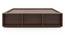 Toshi Teen Bed With Storage (Rustic Walnut Finish) by Urban Ladder - Design 1 Side View - 587289