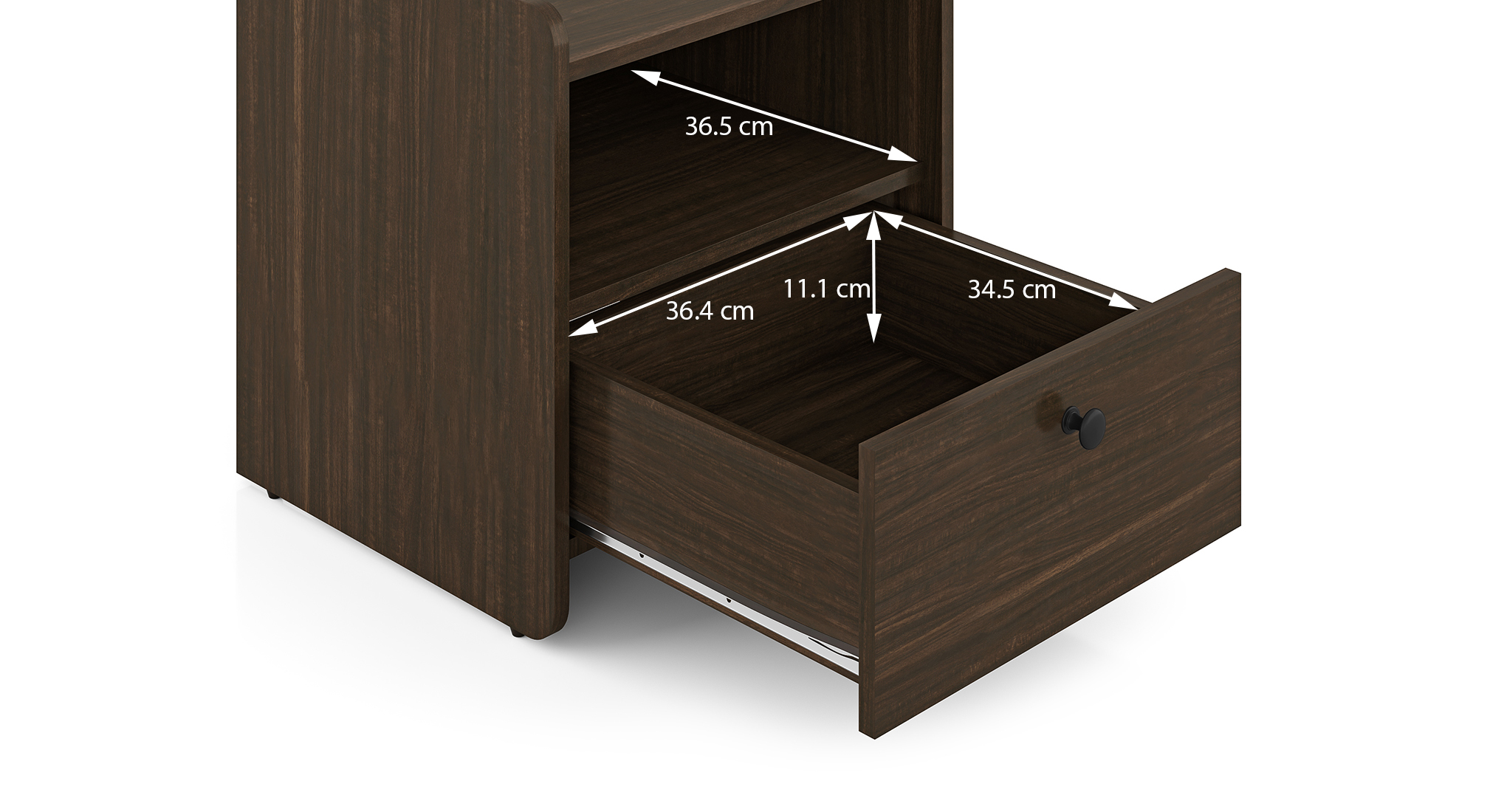 Lavista bedside californian walnut 5