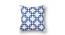 Otis Blue Geometric 16 x 16 Inches Polyester Cushion Cover Set of 3 (Blue) by Urban Ladder - Front View Design 1 - 587833