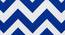 Odin Blue Geometric 16 x 16 Inches Polyester Cushion Cover0 (Blue) by Urban Ladder - Design 1 Close View - 587862