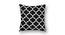 Mittens Black Geometric 16 x 16 Inches Polyester Cushion Cover (Black) by Urban Ladder - Cross View Design 1 - 587996