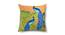 Iva Multicolor Abstract 16 x 16 Inches Polyester Cushion Cover Set of 5 (Multicolor) by Urban Ladder - Design 1 Close View - 588023