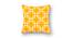 Hermes Yellow Geometric 16 x 16 Inches Polyester Cushion Cover Set of 2 (Yellow) by Urban Ladder - Cross View Design 1 - 588395