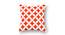 Platt Orange Geometric 16 x 16 Inches Polyester Cushion Cover Set of 3 (Orange) by Urban Ladder - Front View Design 1 - 588411
