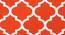 Platt Orange Geometric 16 x 16 Inches Polyester Cushion Cover Set of 3 (Orange) by Urban Ladder - Design 1 Close View - 588437