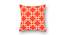 Ella Orange Geometric 16 x 16 Inches Polyester Cushion Cover Set of 8 (Orange) by Urban Ladder - Design 2 Side View - 588498