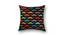Barney Black Abstract 16 x 16 Inches Polyester Cushion Cover Set of 5 (Black) by Urban Ladder - Cross View Design 1 - 588697