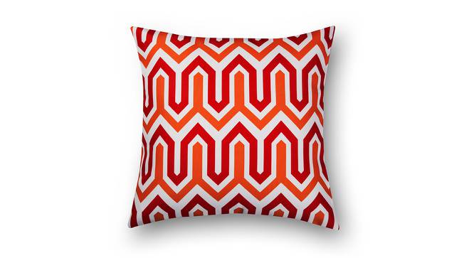 Hailey White Geometric 16 x 16 Inches Polyester Cushion Cover Set of 2 (White) by Urban Ladder - Cross View Design 1 - 589043