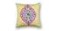 Amelia Yellow Traditional 16 x 16 Inches Polyester Cushion Cover (Yellow) by Urban Ladder - Cross View Design 1 - 589096