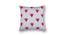 Willow Grey Floral 16 x 16 Inches Polyester Cushion Cover Set of 3 (Grey) by Urban Ladder - Design 1 Side View - 589391