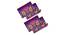Aubree Multicolor Abstract Polyester 12 x 18 Inches Table Mat Set of 4 (Purple) by Urban Ladder - Cross View Design 1 - 589804