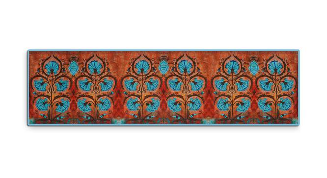 Saoirse Brown Floral Polyester 12x47 Inches Table Runner (Brown) by Urban Ladder - Cross View Design 1 - 589987