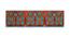 Saoirse Brown Floral Polyester 12x47 Inches Table Runner (Brown) by Urban Ladder - Cross View Design 1 - 589987
