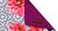 Noemi Red Floral Polyester 12x77 Inches Table Runner (Red) by Urban Ladder - Front View Design 1 - 590040