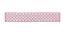 Rayne Pink Floral Polyester 12x47 Inches Table Runner (Pink) by Urban Ladder - Cross View Design 1 - 590086