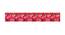 Rosalee Red Floral Polyester 12x77 Inches Table Runner (Red) by Urban Ladder - Cross View Design 1 - 590090