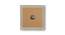Madeline Brown MDF Square Aanalog Wall Clock (Brown) by Urban Ladder - Front View Design 1 - 590210