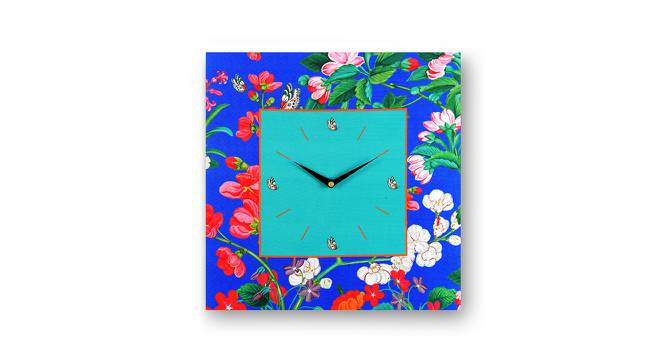 Roberta Multicolor MDF Square Aanalog Wall Clock (Multicolor) by Urban Ladder - Cross View Design 1 - 590260