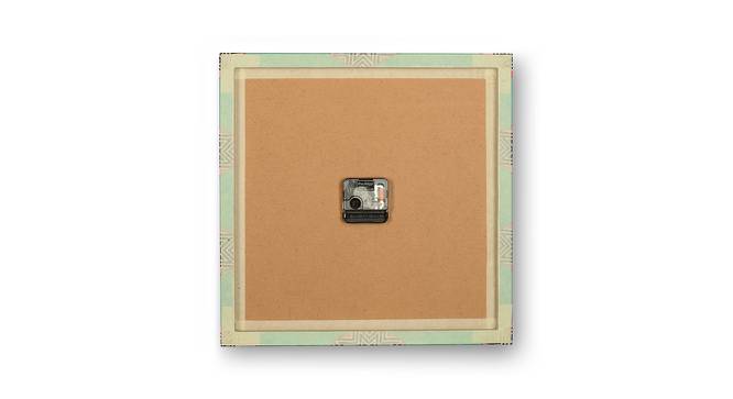 Taylor Green MDF Square Aanalog Wall Clock (Green) by Urban Ladder - Front View Design 1 - 590285