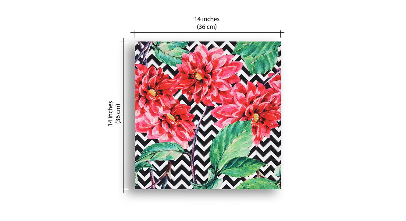 White Floral Fabric Wall Art Urban Ladder
