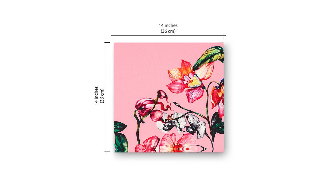 Pink Floral Fabric Wall Art Urban Ladder