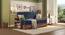 Mahim Sofa Cum Bed (Lapis Blue, With Storage Arm) by Urban Ladder - Front View Design 1 - 590736