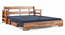 Mahim Sofa Cum Bed (Lapis Blue, With Storage Arm) by Urban Ladder - Design 1 Dimension - 590743