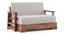 Mahim Compact Sofa Cum Bed (Vapour Grey, With Storage Arm) by Urban Ladder - Design 1 Side View - 590747