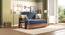 Mahim Compact Sofa Cum Bed (Lapis Blue, With Storage Arm) by Urban Ladder - Front View Design 1 - 590756