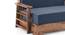 Mahim Compact Sofa Cum Bed (Lapis Blue, With Storage Arm) by Urban Ladder - Design 1 Close View - 590760