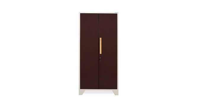 Grace Metal Home Storage - Brown Ivory (Polished Finish) by Urban Ladder - Front View Design 1 - 591335