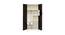 Electra 2 Door Metal Wardrobe - Brown Ivory (Polished Finish) by Urban Ladder - Design 1 Side View - 591370
