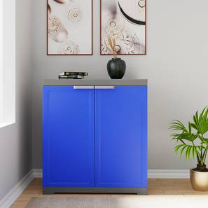 Cupboards Design Freedom Plastic Storage Cabinet Blue & Grey (Blue & Grey)