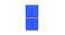 Mason Plastic Storage Cabinet Blue & Grey (Blue & Grey) by Urban Ladder - Front View Design 1 - 591444