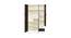 Electra 3 Door Metal Wardrobe - Brown Ivory (Polished Finish) by Urban Ladder - Cross View Design 1 - 591448