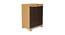 Emma Plastic Storage Cabinet Weather Brown & Biscuit (Weather Brown & Biscuit) by Urban Ladder - Cross View Design 1 - 591453