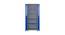 Saul Plastic Storage Cabinet Blue & Grey (Blue & Grey) by Urban Ladder - Design 1 Side View - 591477