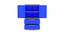 William Plastic Storage Cabinet Blue & Grey (Blue & Grey) by Urban Ladder - Design 1 Side View - 591489