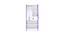 Olympus 2 Door Metal Wardrobe - Voilet White (Polished Finish) by Urban Ladder - Rear View Design 1 - 591499