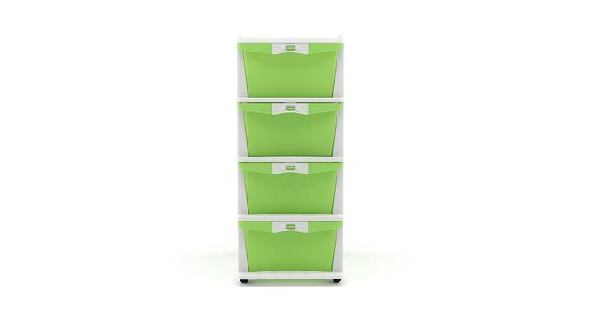 Elias Chest of Drawers - Pastel Green & Cream (Green) by Urban Ladder - Front View Design 1 - 591520